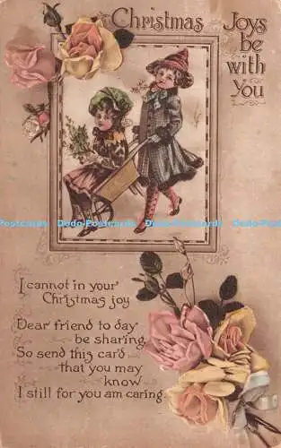 R226323 Christmas Joys Be With You Dear Friend To Day Be Sharing So senden Sie diese Ca