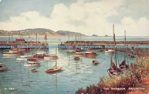 R224923 Nr. A783 Harbour Paignton Valentine Art Farbe Aquarell von Brian Gera