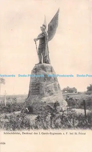 R226511 Schlachtfelder Denkmal des I Garde Regiments z F bei St Privat Reinicke