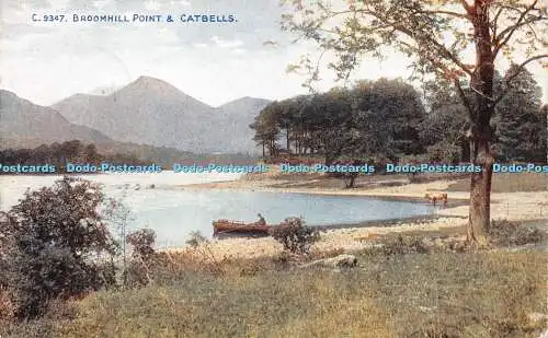 R225029 Broomhill Point And Catbells Celesque Photochrom No 9347