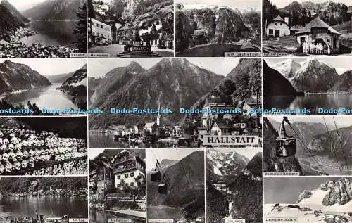 R225033 Hallstatt Multi View Salzberg Marktplatz Mit Dachstein Salzbergwerk Halle