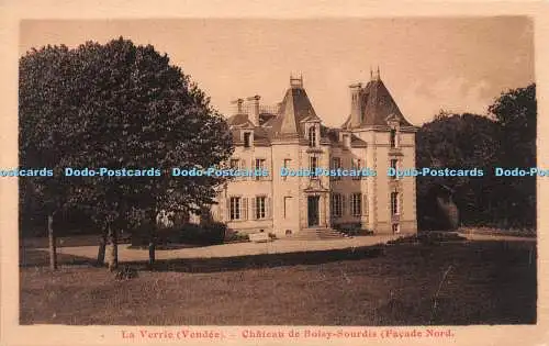 R225060 La Verrie Vendee Chateau De Boisy Sourdis Fassade Nord Heliobromure A Bre