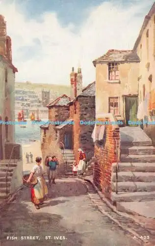 R226670 Fish Street St Ives A 403 Kunstfarbe Brian Gerald Valentines