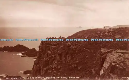 R225256 Lands End zeigt die Richter des letzten Hauses Brissons und Cape Cornwall Nr. 1141