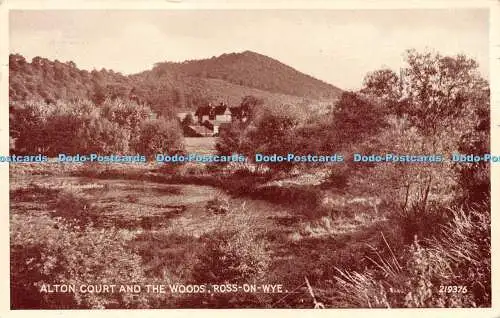 R225336 Alton Court And The Woods Ross On Wye Photo Type Valentine No 219376 194