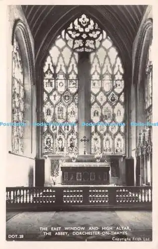 R226920 DOT 28 The East Window and High Altar The Abbey Dorchester on Thames Fr