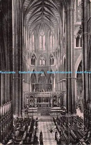R227157 Choir East Westminster Abbey Valentines Silvatype Series