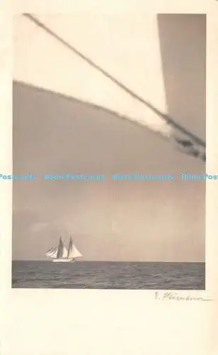 R227439 Segelboote alte Fotopostkarte