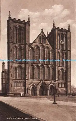 R228155 Ripon Cathedral West Front The Milton Series Woolstone Bros