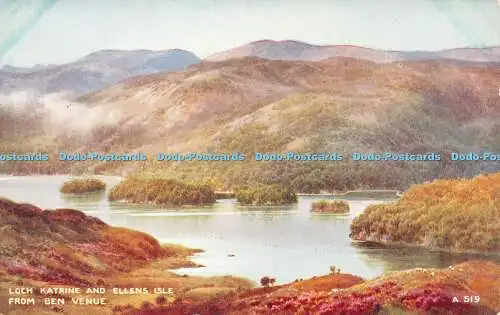 R230162 Loch Katrine und Ellens Isle von Ben Venue Kunstfarbe Brian Gerald Vale