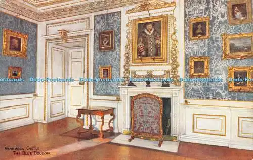 R230166 Warwick Castle The Blue Boudoir Salmon No 4432