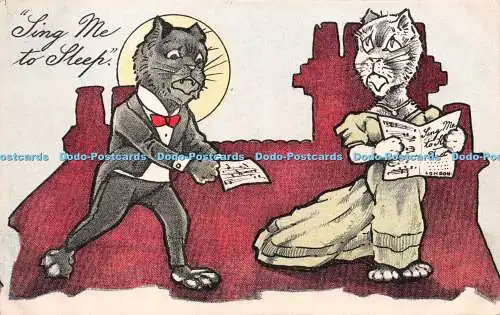 R230274 Sing mich in den Schlaf Comic Die Katzen W C A Nr 157