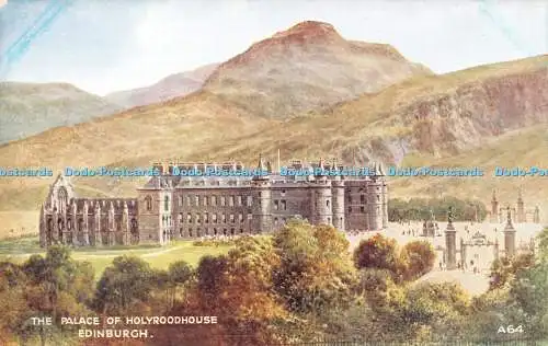 R230288 The Palace Of Holyroodhouse Edinburgh Valentines No 64 Art Colour Brian