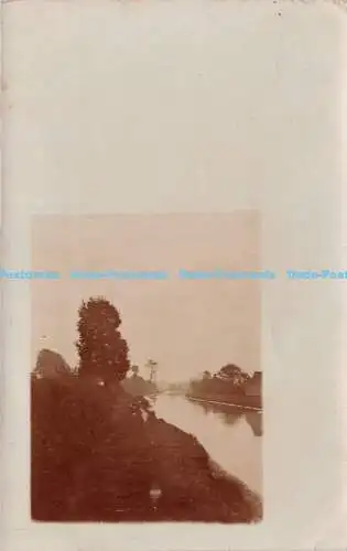 R228890 Unbekannter Ort Fluss alte Fotopostkarte