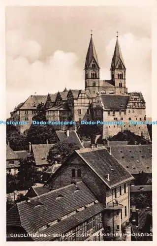 R229032 Quedlinburg Schloss U Schlosskirche V Munzenberg R Lederbogen Nr 637