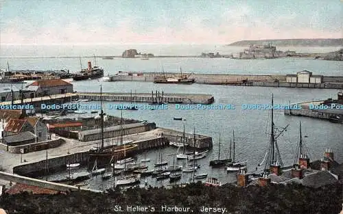 R232036 St Heliers Harbour Jersey Hartmann Trade Mark Post Card