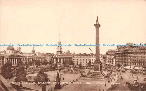 R230579 London National Gallery St Martins Church And Trafalgar Square J J Corby