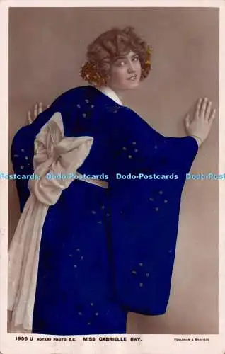 R229140 1955 U Miss Gabrielle Ray Foulsham and Banfield Rotary Photographic Seri
