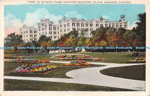 R232186 Ansicht im Queens Park zeigt Whitney Block Toronto Kanada Valentine schwarz