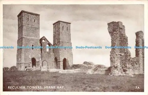 R230732 Reculver Towers Herne Bay Printed England Conveying all Kind Thoughts Po