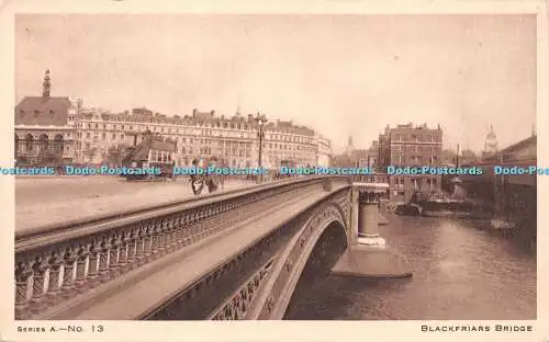 R230748 Blackfriars Bridge St Pauls Hospital Competition Series A No 13 Post Car