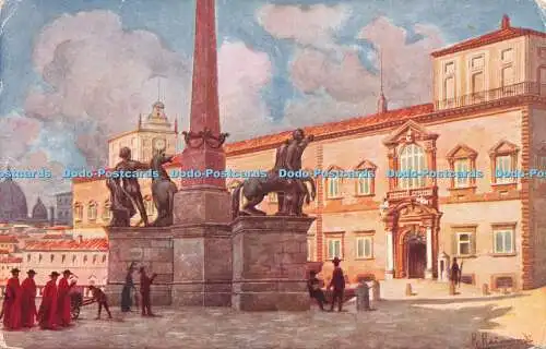 R232235 Roma Palazzo Reale A Scrocchi Milano Postkarte