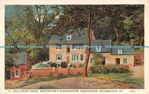 R232309 Old Livezey House Washington Headquarters Wissahickon Philadelphia PA Sa