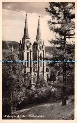 R232460 Marburg a d Lahn Elisabethkirche Gebr Metz Kunstanstalt Tübingen HNA Ech