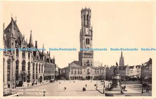 R229564 Brügge Grand Place Brugge Groote Markt Nels Librairie L De Reyghere 12 G