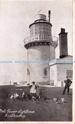 R231118 Glockenturm Leuchtturm Eastbourne zierliche Romane Serie Postkarte