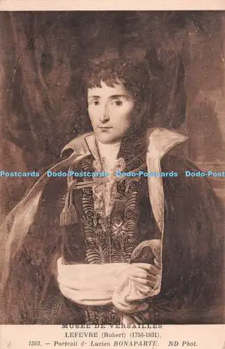 R231140 Musee De Versailles Lefevre Robert Portrait de Lucien Bonaparte ND Phot