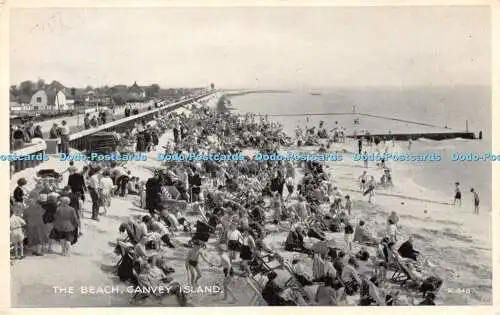 R232677 The Beach Canvey Island No 8487 Valentine Silveresque