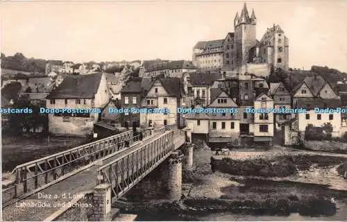 R234005 Diez A D Lahn Lahnbrücke Und Schloss RP H Meckel Nr 5 1930
