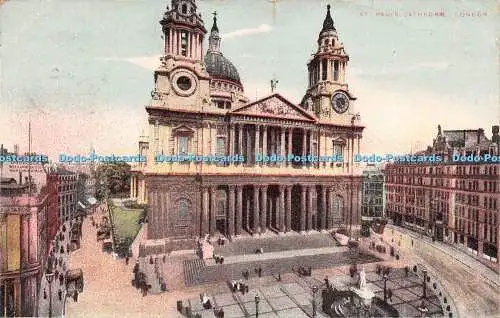 R229802 St Pauls Cathedral London Postkarte 1906