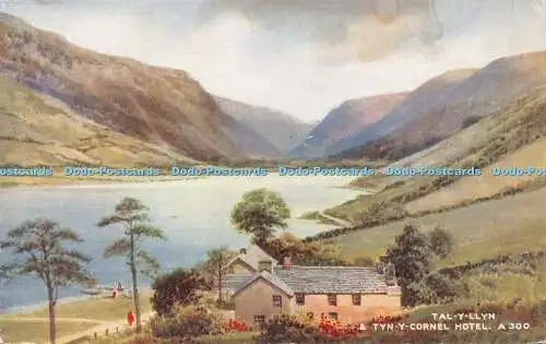 R232918 Tal Y Llyn And Tyn Y Cornel Hotel Valentine No 300 Art Colour Brian Gera