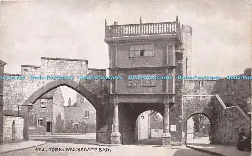 R232928 York Walmsgate Bar Photochrom Sepiatone Series No 4731