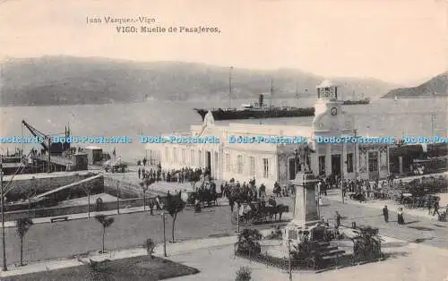 R230001 Juan Vazquez Vigo Muelle De Pasajeros Fototipia De Hauser Y Menet Madrid