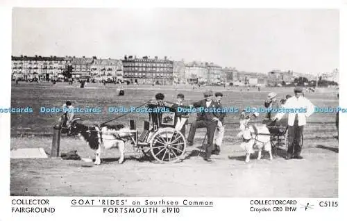 R231509 Collector Fairground Goat Rides on Southsea Common Portsmouth Collectorc