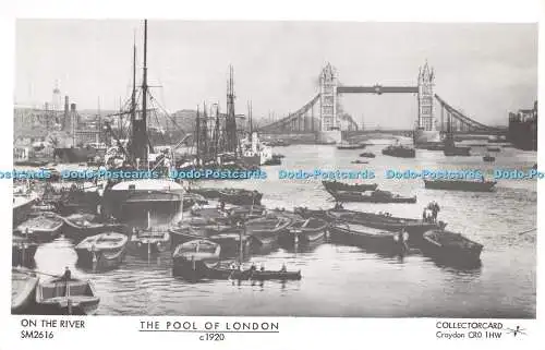 R231546 On The River The Pool Of London Collectorcard Post Card 1920