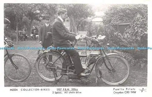 R231613 Collector Bikes P and M 300cc 2 Speed All chain drive Pamlin Prints Post