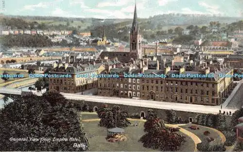 R238102 Gesamtansicht von Empire Hotel Bath Hartman Postkarte
