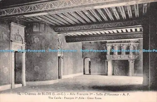 R236128 52 Chateau de Blois L et C Aile Francois Ier Salle dHonneur A P The Cast