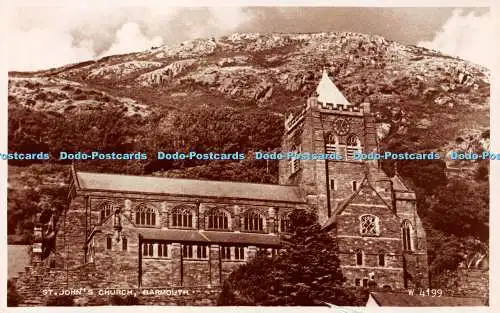 R238194 St John Church Barmouth Valentine Dundee and London RP