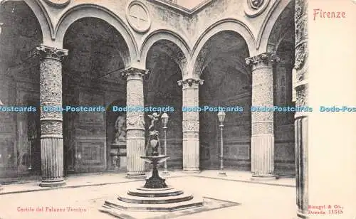 R233560 Cortile Del Palazzo Vecchio Firenze Stengel Dresda Nr 11345