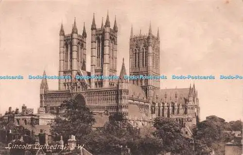 R233573 Lincoln Cathedral S W South West Frith No 25623