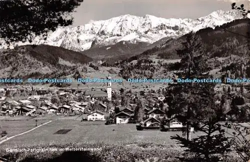 R236291 Garmisch Partenkirchen m Wettersteinwand Bucheler Karte Nr 301 Garmisch