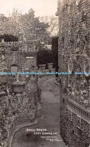 R238337 Shell House East Cowes weiß Copyright Foto I mit Postkarte