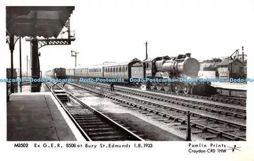 R235050 M3502 Ex G E R 8508 at Bury St Edmunds 1 8 1933 Pamlin Prints