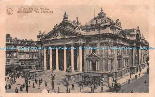 R235254 Albert Bruxelles La Bourse Brüssel The Exchange