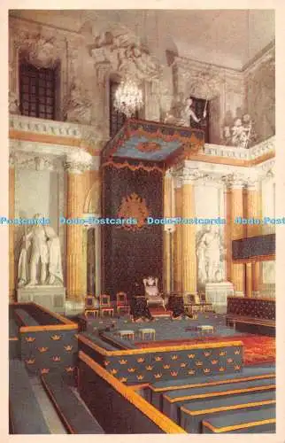 R238672 Stockholm Kungl Slottet Rikssalen Palais Royal Salle d Etat Royal Palace
